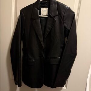 Abercrombie leather jacket